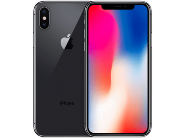 APPLE iPhone X 64 GB Space Grau